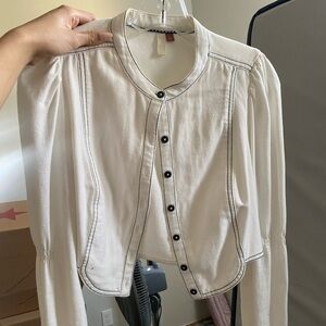 Anthropologie Pilcro Button Up Top